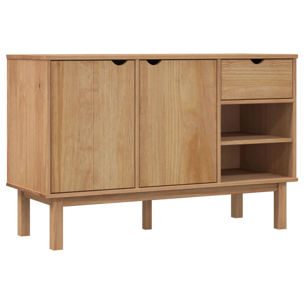 Wooden Sideboard With 2 Doors And 1 Drawer - Otta