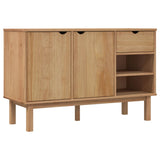 Wooden Sideboard With 2 Doors And 1 Drawer - Otta