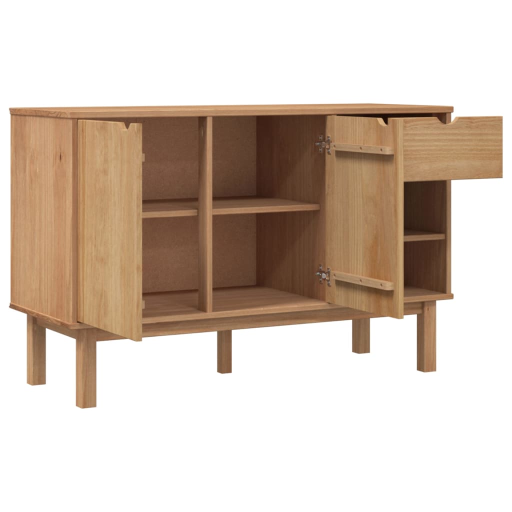 Wooden Sideboard With 2 Doors And 1 Drawer - Otta