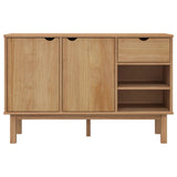 Wooden Sideboard With 2 Doors And 1 Drawer - Otta