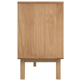 Wooden Sideboard With 2 Doors And 1 Drawer - Otta