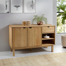 Wooden Sideboard With 2 Doors And 1 Drawer - Otta