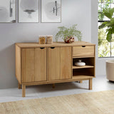 Wooden Sideboard With 2 Doors And 1 Drawer - Otta