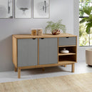 Wooden Sideboard With 2 Doors And 1 Drawer - Otta