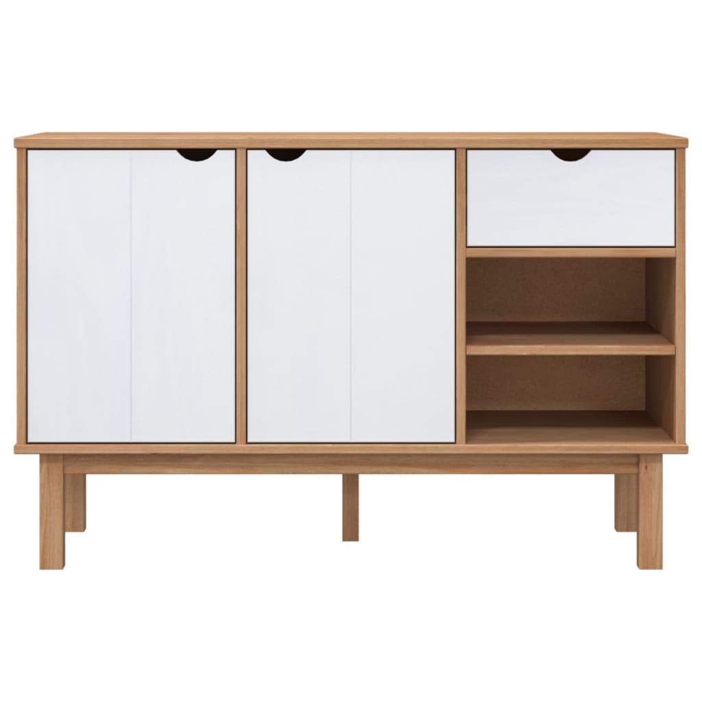 Wooden Sideboard With 2 Doors And 1 Drawer - Otta