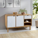 Wooden Sideboard With 2 Doors And 1 Drawer - Otta