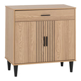 Wooden Sideboard With 2 Doors And 1 Drawer - Tessa