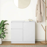 Wooden Sideboard With 2 Doors And 1 Drawer - Vantage Home