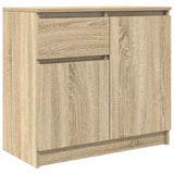 Wooden Sideboard With 2 Doors And 1 Drawer - Vantage Home