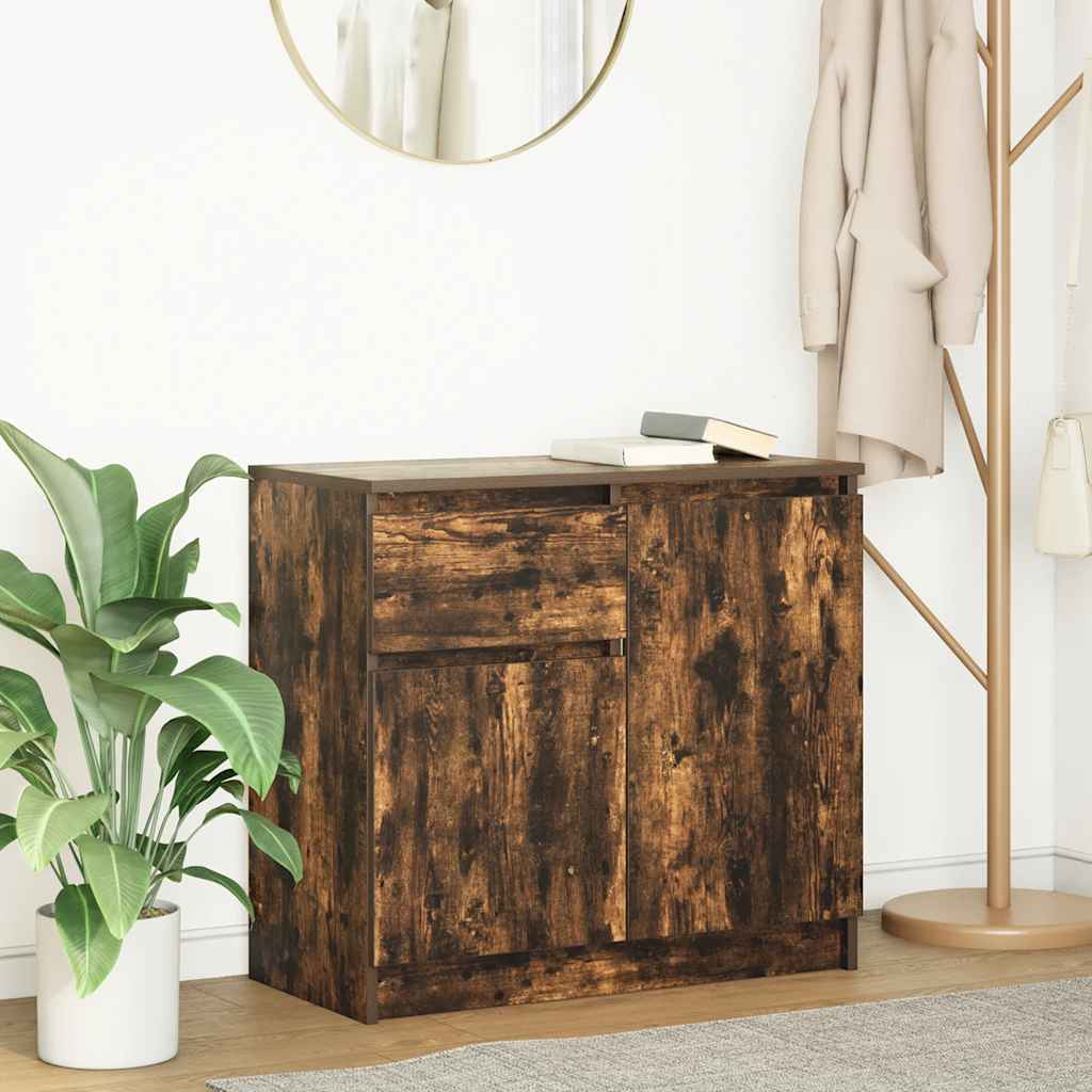 Wooden Sideboard With 2 Doors And 1 Drawer - Vantage Home