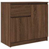 Wooden Sideboard With 2 Doors And 1 Drawer - Vantage Home