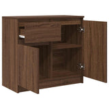 Wooden Sideboard With 2 Doors And 1 Drawer - Vantage Home