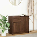 Wooden Sideboard With 2 Doors And 1 Drawer - Vantage Home