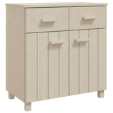 Wooden Sideboard With 2 Doors And 2 Drawers - Hamar