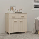 Wooden Sideboard With 2 Doors And 2 Drawers - Hamar