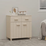 Wooden Sideboard With 2 Doors And 2 Drawers - Hamar
