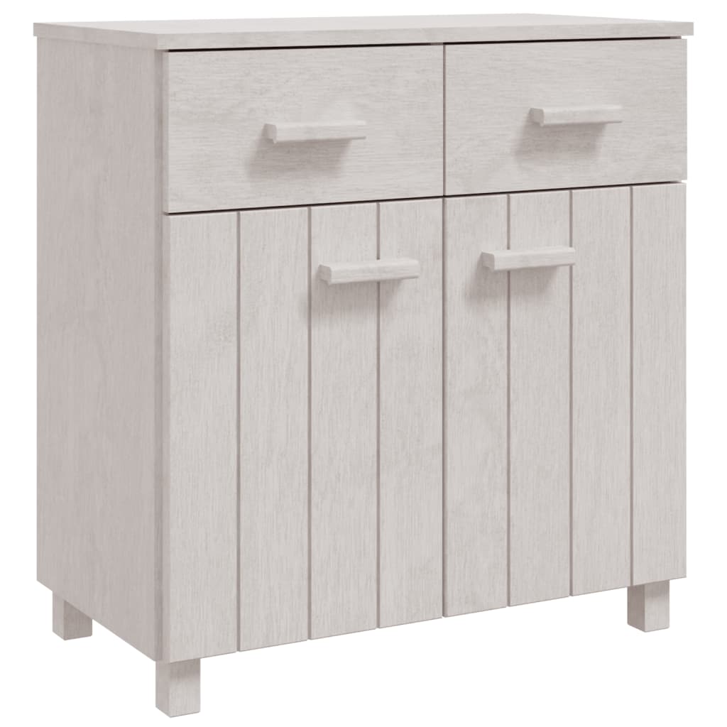 Wooden Sideboard With 2 Doors And 2 Drawers - Hamar