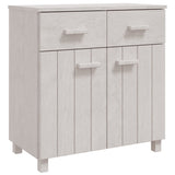Wooden Sideboard With 2 Doors And 2 Drawers - Hamar