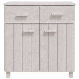 Wooden Sideboard With 2 Doors And 2 Drawers - Hamar