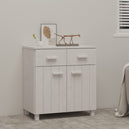 Wooden Sideboard With 2 Doors And 2 Drawers - Hamar