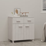 Wooden Sideboard With 2 Doors And 2 Drawers - Hamar