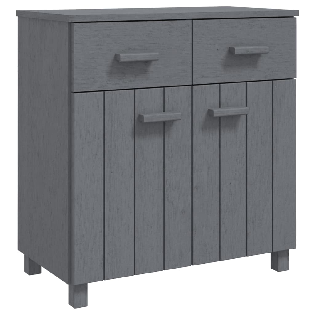 Wooden Sideboard With 2 Doors And 2 Drawers - Hamar