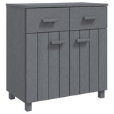 Wooden Sideboard With 2 Doors And 2 Drawers - Hamar