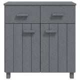 Wooden Sideboard With 2 Doors And 2 Drawers - Hamar