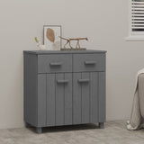 Wooden Sideboard With 2 Doors And 2 Drawers - Hamar