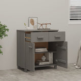 Wooden Sideboard With 2 Doors And 2 Drawers - Hamar