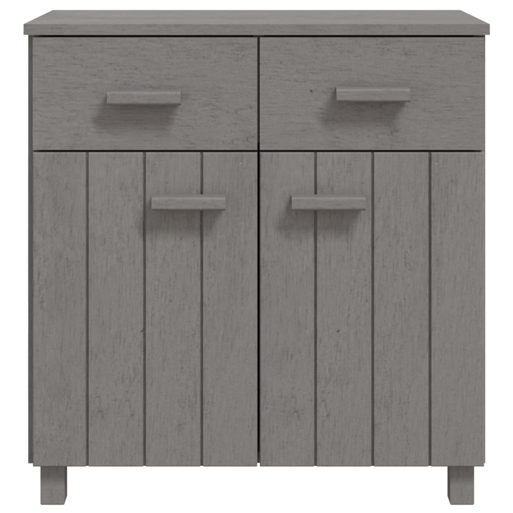 Wooden Sideboard With 2 Doors And 2 Drawers - Hamar