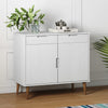 Wooden Sideboard With 2 Doors And 2 Drawers - Molde