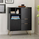 Wooden Sideboard With 2 Doors And 2 Drawers - Murano