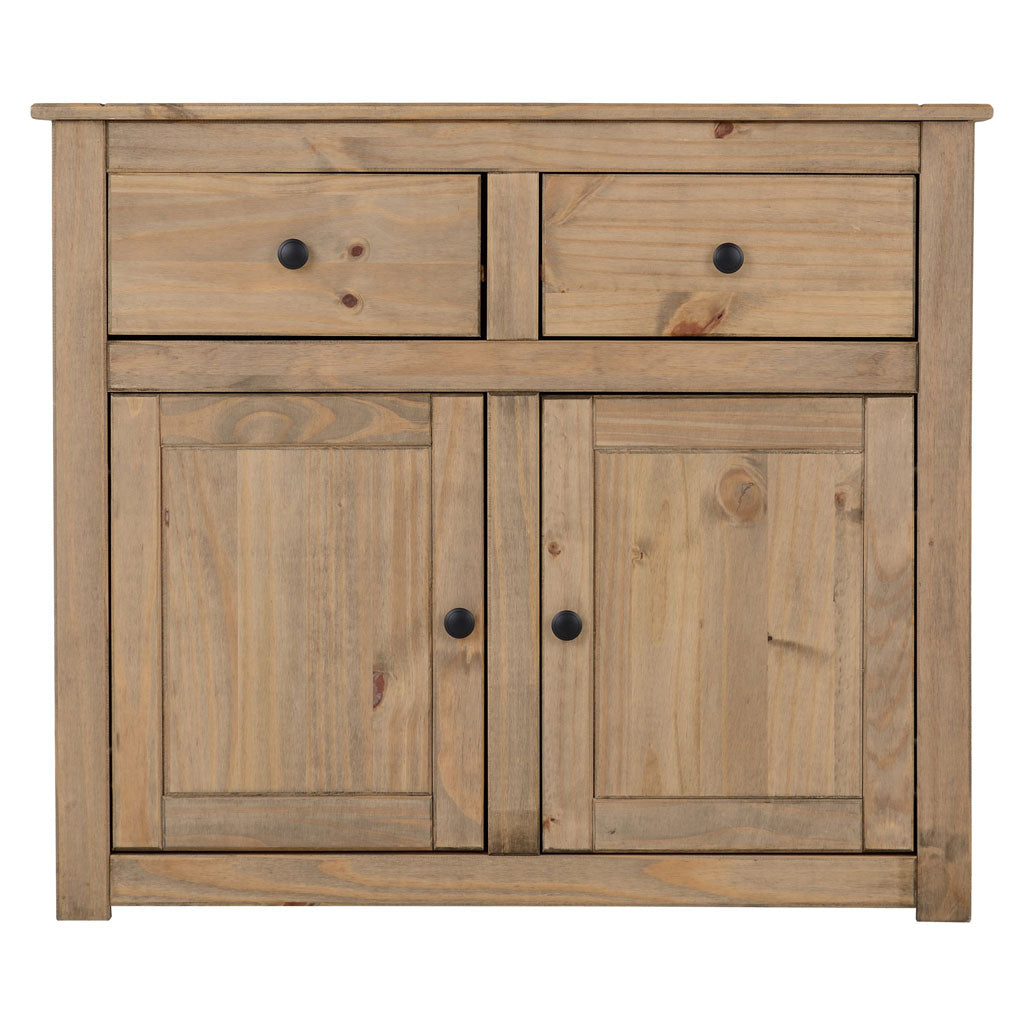 Wooden Sideboard With 2 Doors And 2 Drawers - Panama