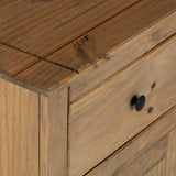 Wooden Sideboard With 2 Doors And 2 Drawers - Panama
