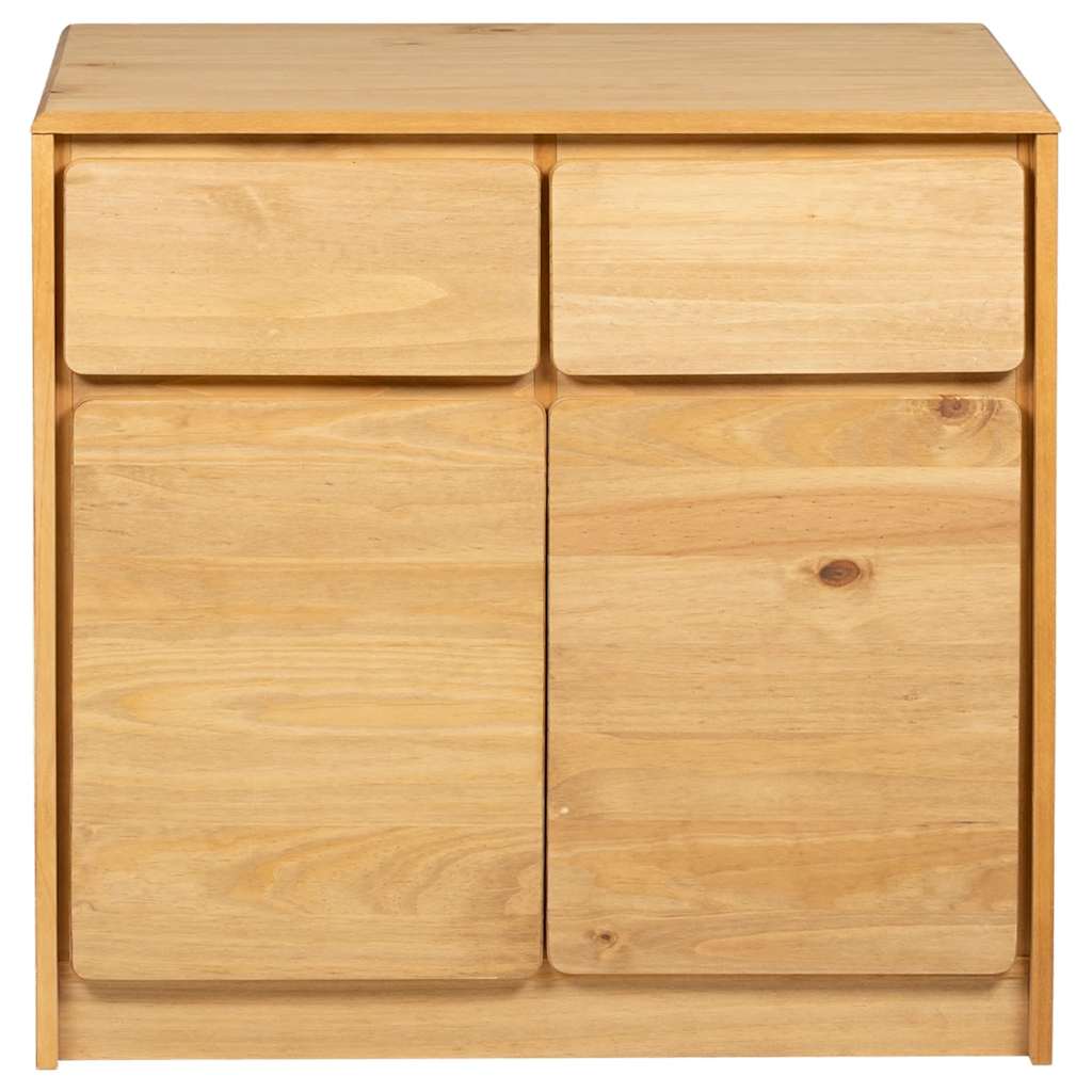 Wooden Sideboard With 2 Doors And 2 Drawers - Sauda