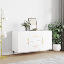 Wooden Sideboard With 2 Doors And 2 Drawers - Vantage Home