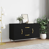 Wooden Sideboard With 2 Doors And 2 Drawers - Vantage Home
