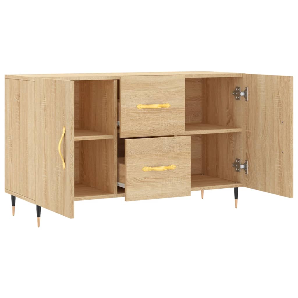 Wooden Sideboard With 2 Doors And 2 Drawers - Vantage Home