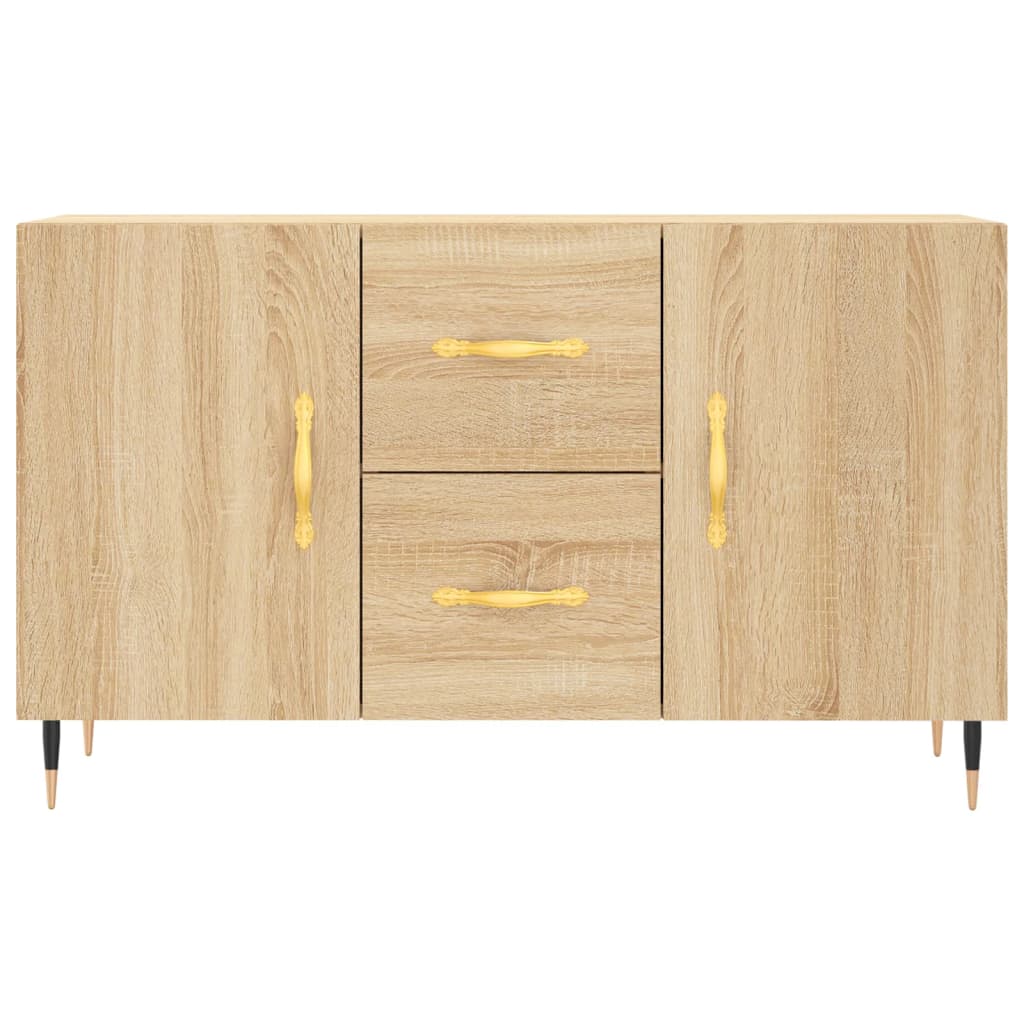 Wooden Sideboard With 2 Doors And 2 Drawers - Vantage Home