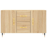 Wooden Sideboard With 2 Doors And 2 Drawers - Vantage Home