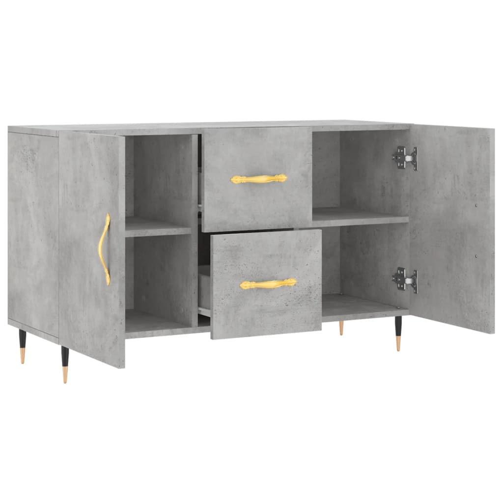 Wooden Sideboard With 2 Doors And 2 Drawers - Vantage Home