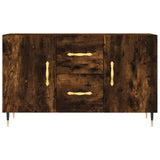 Wooden Sideboard With 2 Doors And 2 Drawers - Vantage Home