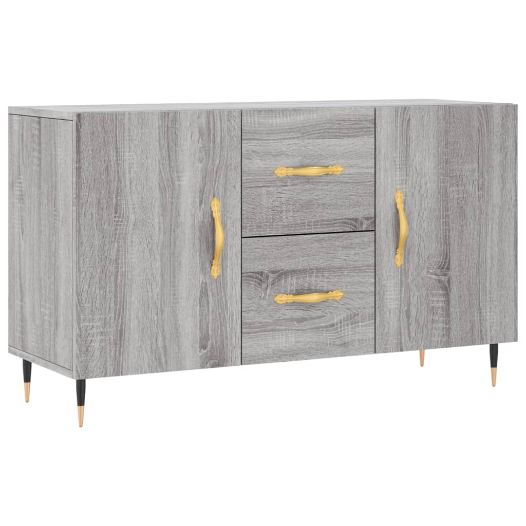 Wooden Sideboard With 2 Doors And 2 Drawers - Vantage Home