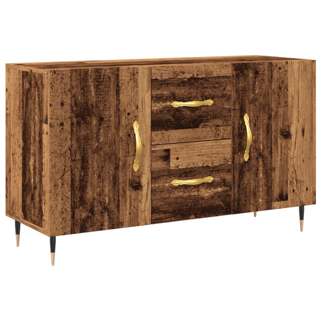 Wooden Sideboard With 2 Doors And 2 Drawers - Vantage Home