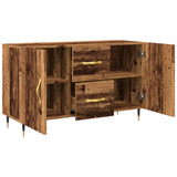 Wooden Sideboard With 2 Doors And 2 Drawers - Vantage Home
