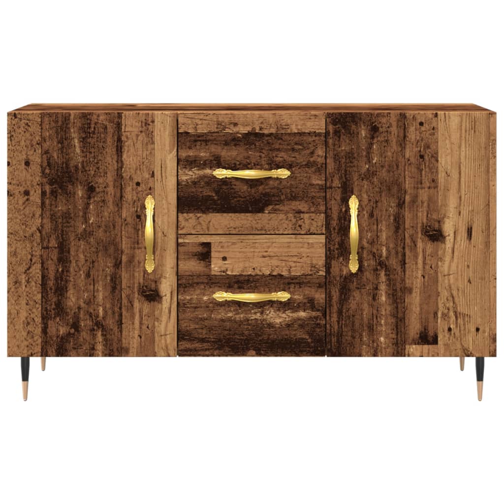 Wooden Sideboard With 2 Doors And 2 Drawers - Vantage Home
