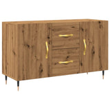 Wooden Sideboard With 2 Doors And 2 Drawers - Vantage Home
