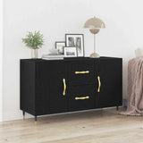 Wooden Sideboard With 2 Doors And 2 Drawers - Vantage Home