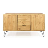 Wooden Sideboard With 2 Doors And 3 Drawers - Augusta